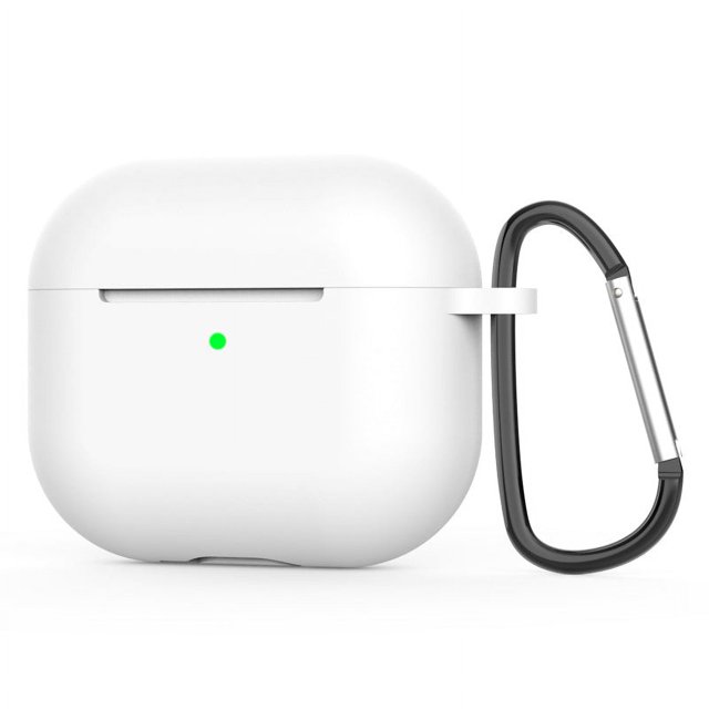PANDACO Étui Souple Blanc pour Boîtier de Recharge AirPods (4e Gén.)