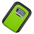 thumbnail image 4 of Caja de seguridad para llaves de pared, resistente a la intemperie, 4 dígitos Verde, 4 of 7