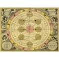 thumbnail image 3 of Cellarius, Andreas 24x19 Black Modern Framed Museum Art Print Titled - Maps of the Heavens: Theoria Luna, 3 of 5