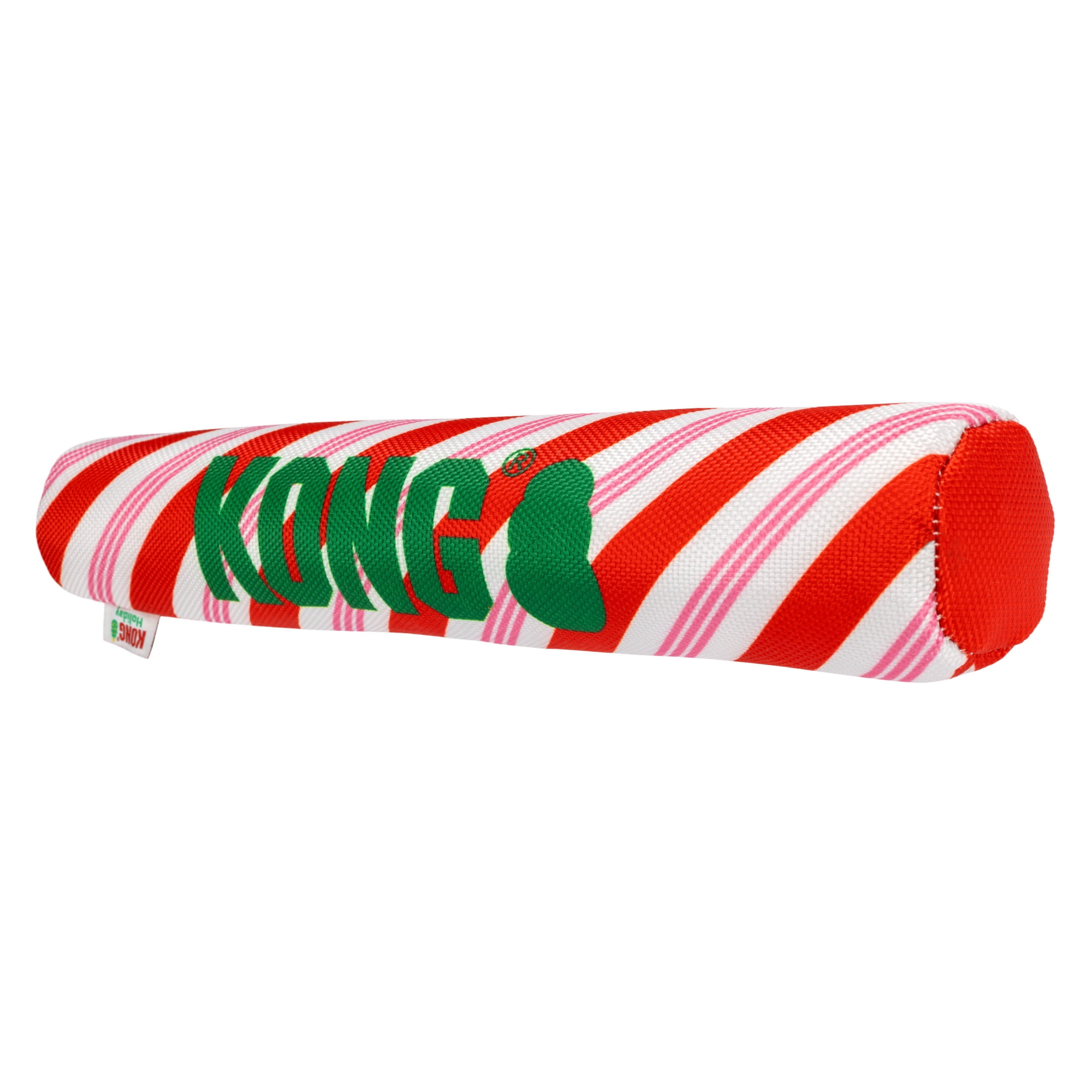 KONG® Holiday Signature Stick Dog Toy, Candy Cane, Medium
