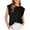 Black, variant on YUEVORA Sleeveless Tops for Women, Crew Neck Cap Sleeve Tops for Women, Casual Loose Fit Summer Tops, Soft Basic Solid Color Daily Office Wear T Shirts for Women
