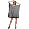 thumbnail image 2 of Moomaya Cutwork Lace Beach Kaftan For Women Printed Bikini Caftan Plus Size, 2 of 4