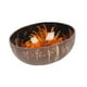 thumbnail image 3 of Cuenco de almacenamiento para llaves, cuenco de 12cm de diámetro, recipiente redondo hecho a mano, cuenco de coco para mesa de entrada, frutas, nueces naranja, 3 of 8