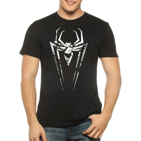 Super Heroes - Ultimate Spiderman Logo Men's Short Sleeve Graphic Tee ...