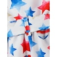 thumbnail image 7 of Suealasg Toddler Girls 4th of July Outfits Sleeveless Stars Balloon Print Rompers Overall Shorts 1T 2T 3T 4T 5T Kids Summer Independence Day Clothes, 7 of 7