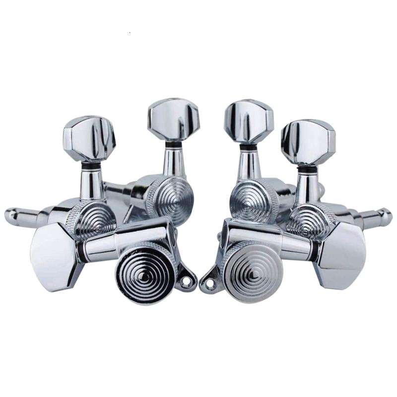 CEORPER 6Pcs Guitar Locking Tuners (3L+3R Handed) 1:18 Ratio Lock String Tuning for Key