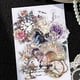 thumbnail image 2 of Paquete de pegatinas PET, serie oro antiguo, cristal de hielo, pegatinas de manual de oro láser tridimensional, 20 piezas, 2 of 5