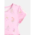 thumbnail image 3 of Wonder Nation Little Girls and Big Girls Play Dress with Short Sleeves, 2 Pack, Sizes XS-XXL, 3 of 3