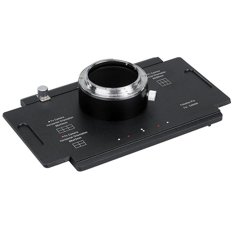 Pro Lens Mount Adapter for Canon EOS D/SLR to Large Format 4x5