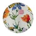 thumbnail image 4 of WYYP   Round Floral Tablecloth Watercolor Wildflower Print Waterproof Table Covers Flower Picnic Table Cloths 42-46, 4 of 8