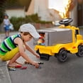 thumbnail image 4 of Rugerasy Riding Toys for Ages 1-3, 6V Small Truck with Music, Yellow, 4 of 7