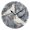 Black, variant on Round Art Wall Clock Vintage Oil Painting Texture Decorative Clock Gold Pointer, Multi-Purpose Desktop & Hanging Creative Decor Clock for Home Living Room Ink-wash Pigeon Art