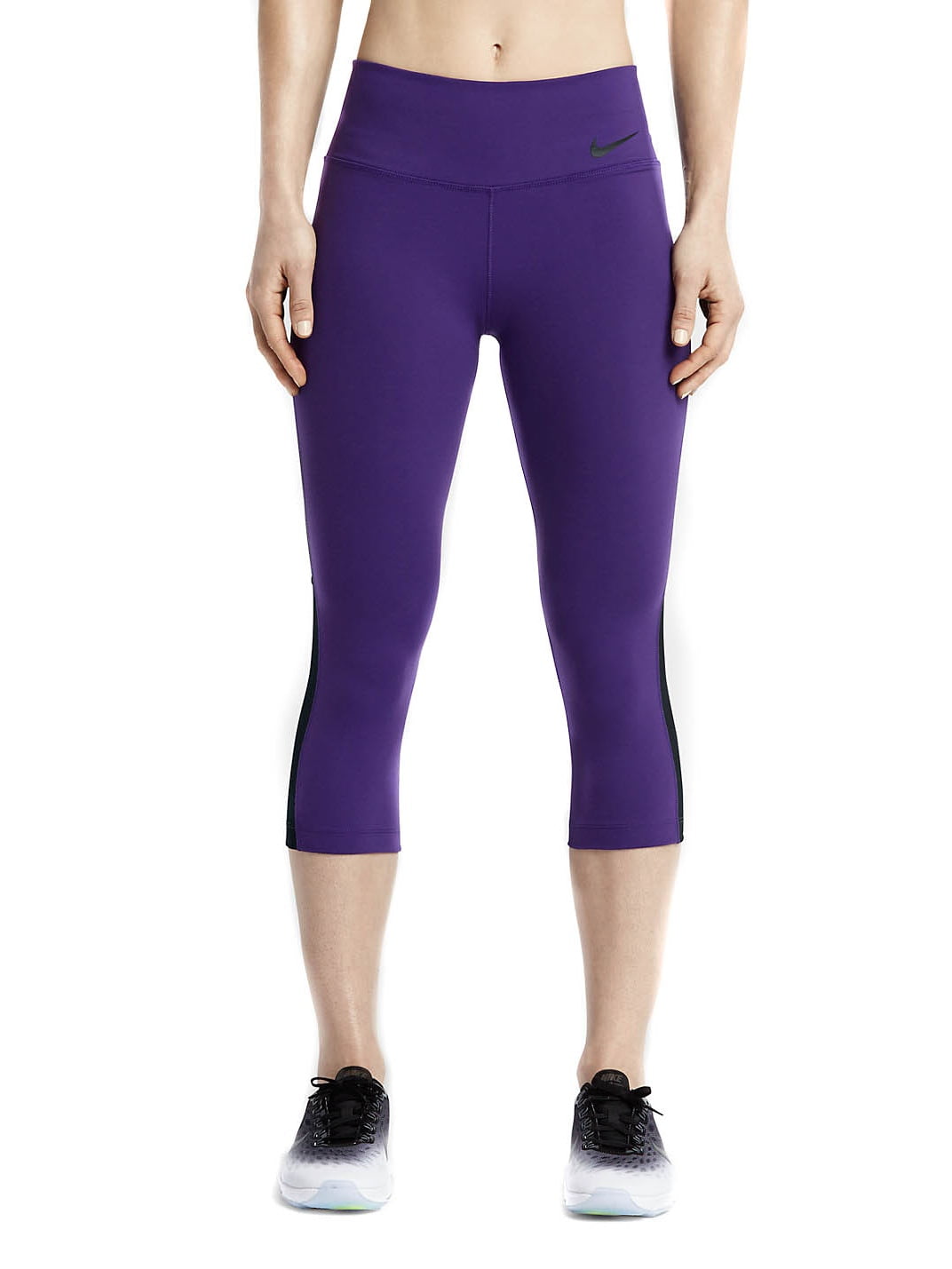 purple capri leggings