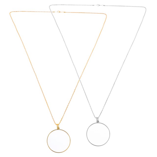 EeaseMX 2 lupas para collar, elegantes y multifuncionales.
