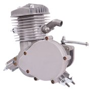 Costway Upgraded 80cc 2-Stroke Bicycle Gasoline Engine Motor Kit Motorized Bike Silver