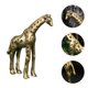 thumbnail image 4 of Estatuas de jirafa de latón figura animal de latón decoraciones de animales de latón suministros para el hogar, 4 of 6