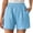 Light Blue, variant on Wlynlyn Womens Shorts Summer Casual Comfy Shorts High Wasited Lounge Shorts with Pockets