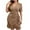 Khaki, variant on Summer Oversize Maxi Dresses for Womens 2025 Fashion Printing Short Sleeve V-Neck Dresses