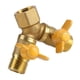 thumbnail image 2 of Conector de doble grifo Ticfox G1/2 de latón para riego de jardín, 2 of 14