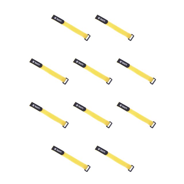 Greeniant Paquete de 5 sujetadores de nailon de 25 cm, bridas para cables reutilizables, paquete de cilindro de aire, suministros de correa adhesiva, Type1 NO1 Greeniant CBP199900