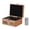 Dark Brown, variant on Rupoun Retro CD Player Tray Type BT Player Portable Turntable with Built-in 2 Speakers & 2000mAh Battery, Remote Control, USB Drive Playback, Dark Brown, 8.1 inches / 20.5 cm