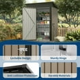 thumbnail image 3 of BeesClover Outdoor Storage Shed, 152X91cm, 3 of 9
