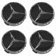 thumbnail image 1 of Equipamiento para fabricante MAN Juego de 4 tapacubos de rueda cromados y negros de alto rendimiento para Mercedes-Benz -, 1 of 4