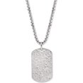 thumbnail image 1 of Steve Madden - Cadena de collar texturizada para hombre, metálica, sin talla, 1 of 1