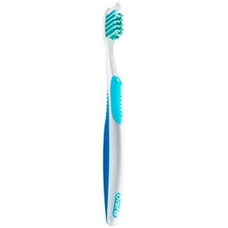 (2 Pack) Oral-B 3D White Vivid Manual Toothbrushes, Medium Bristles (Pack of 16)