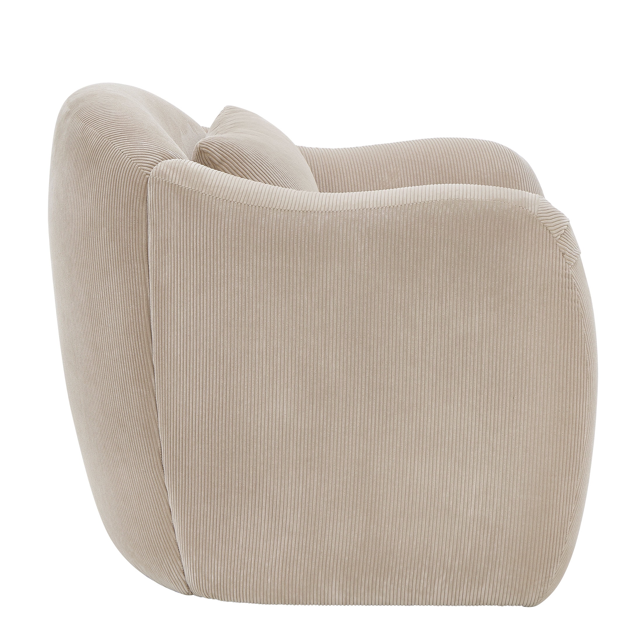 Beautiful Barrymore Teddy Accent Chair by Drew Barrymore, Fawn Cord