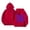 Red, variant on Work Blouses for Women Winter Fall Loose Fit Hooded Long Sleeve Bell Cold Shoulder Hoody Floral Hoodie Cotton Hoodies (Khaki,XXL)