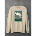 thumbnail image 3 of A Wood Ibis Sweatshirt Men -John James Audubon Designs, Male 3X-Large, 3 of 4