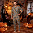 thumbnail image 4 of 2026 Matching Family Halloween Pajamas Set, Fall Sleepwear, Ghost & Pumpkin Printed Holiday Sleepwear, Soft Loungewear PJs Outfit, 4 of 5