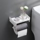 thumbnail image 1 of Upgrade Your Bathroom with Our Stylish and Handy Waterproof Wall Mounted Paper Holder - No Punching Required!, 1 of 4