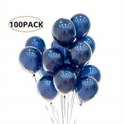 Navy Blue Balloons 100 pcs Party Balloons for Celebration Festival Party Wedding Baby Shower Decorations (10 inch)