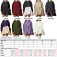 thumbnail image 1 of Dress,Women Oversized Dress Autumn Relaxed Fit Autumn And Winter Pleated Army Autumn Winter Color Loose Dress Pleated Ruffle Dress Army Oversized Dress Dazzduo Dress Color Dress With Pleated, 1 of 4
