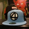 thumbnail image 7 of Fantastic 4 861044-71-4fitte Fantastic 4 Logo Black & Blue Panels   Era 59Fifty Fitted Hat, 7.25 Fitted, 7 of 7
