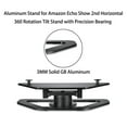 thumbnail image 4 of Yeacher Support de Haut-Parleur pour Echo Spectacle 2e, Support en Aluminium pour Echo Spectacle 2e Haut-Parleur Intelligent, Rotation Horizontale à 360, Support Inclinable avec Roulement Précis, Noir, 4 of 7