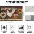 thumbnail image 4 of Dreamtimes Vintage Rooster Placemats Set of 4 Farmhouse Chicken Linen Table Mat Rustic Country Style Farm Animal Print Heat Resistant Non-Slip Washable Place Mats for Dining Kitchen Party Decor, 4 of 7