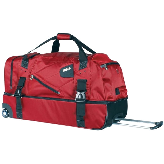 FUL Tour Manager Deluxe 30in Rolling Duffel Bag, Retractable Pull