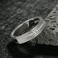 thumbnail image 4 of Siyoupin Mens Moissanite Wedding Band 15 Round Cut Lab Created Stones 925 Sterling Silver White Gold Plated Promise Ring Size 13, 4 of 9