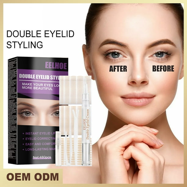 SelfAdhesive Double Eyelid Tape, Breathable Eyelid Tape Eyelid Lifter Strips & Double Eyelid