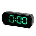thumbnail image 1 of LED Clock Green Light 12/24 Hour Digital Alarm Clock for Office ANGGREK Otros, 1 of 8