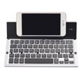 thumbnail image 4 of Teclado plegable para tableta Teclado de aleación de aluminio para IOS Windows Android (Plata), 4 of 7