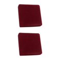 thumbnail image 2 of Guardoinrt Stylish Velvet Gift Box Display Case for Pearl Necklace Presentation of Jewelry Red Inner Heart Type 11 2Set, 2 of 6
