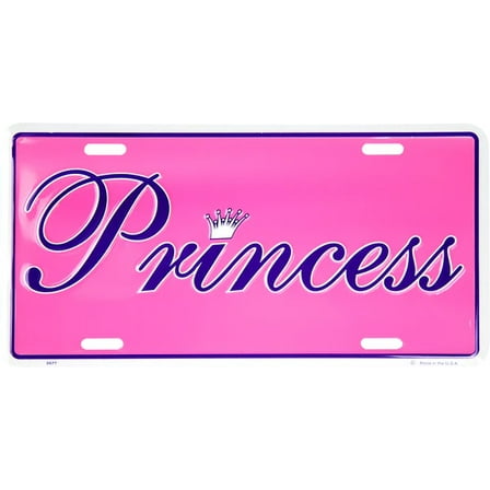 Hangtime PRINCESS 6x12 License Plate