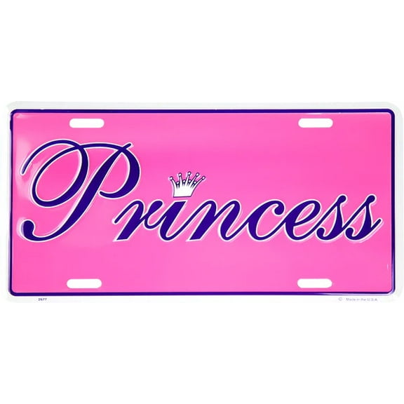 Hangtime PRINCESS 6x12 License Plate