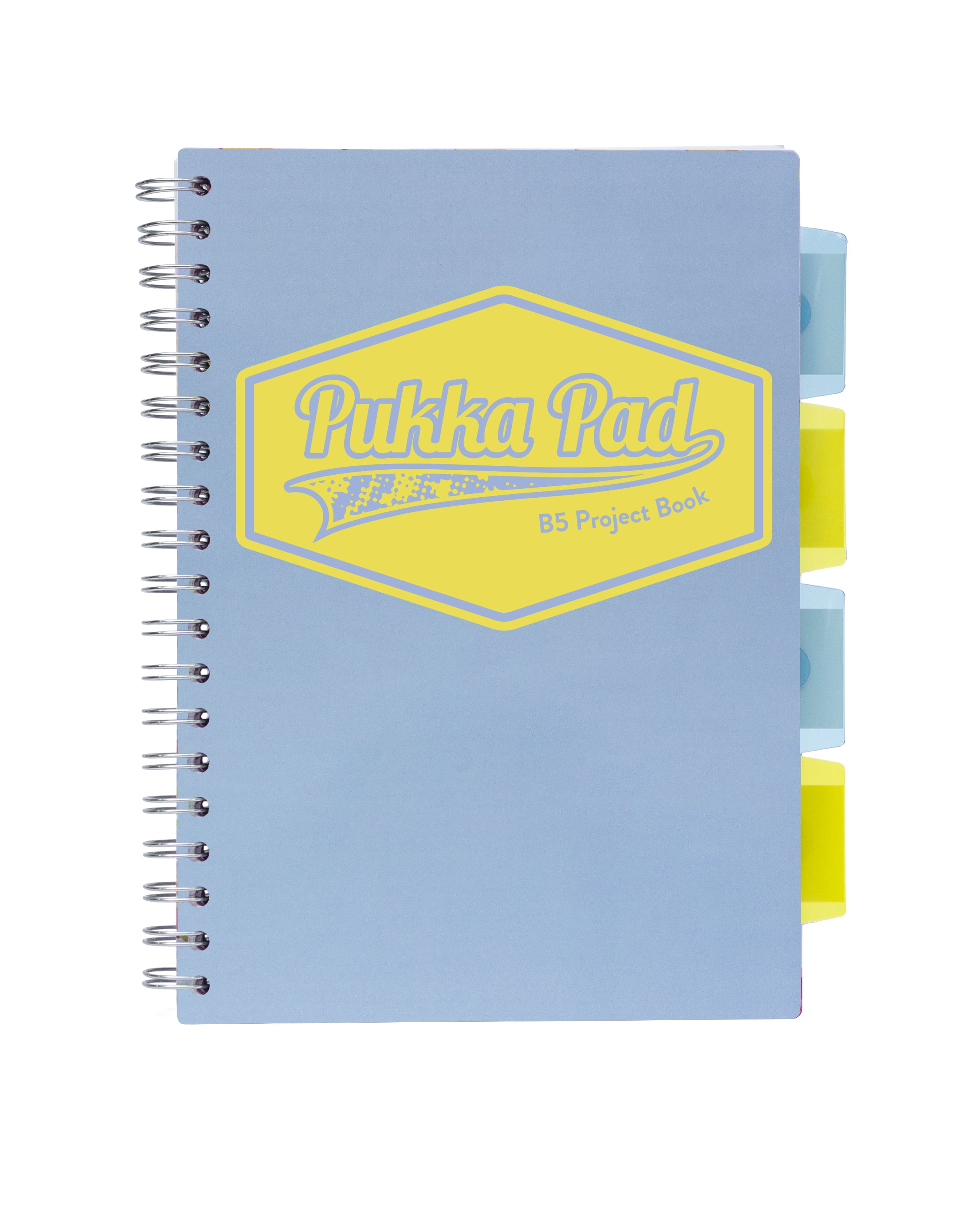 Pukka Pad Pastel 5-Subject Divider Notebook - 3 Pack