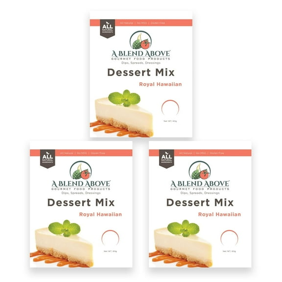 A Blend Above Gluten-Free Royal Hawaiian No-Bake Dessert Mix, 3 Pack, 1 oz