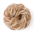thumbnail image 2 of Messy Hair Bun Thick Updo Hairpieces Elastic Synthetic Wavy Curly Ponytail Hair Extensions, 2 of 6